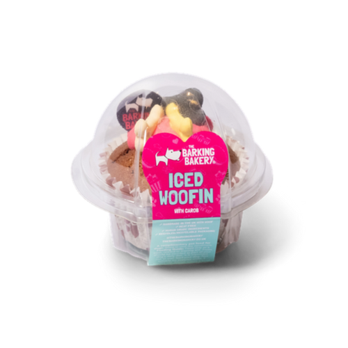Carob Woofin with Pink Frosting (Case of 6)